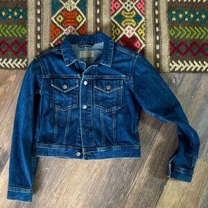 Everlane The Shrunken Denim Jacket S EUC Mid-wash faded